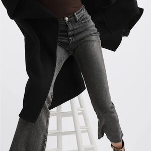 Rag and bone Casey flare crop sephrina distressed crop/ ankle frayed jeans